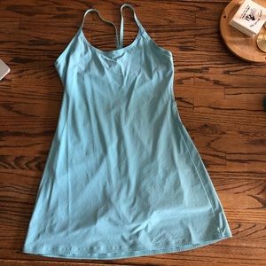 Outdoor Voices Exercise Dress, Athletic Dress, light blue, M
